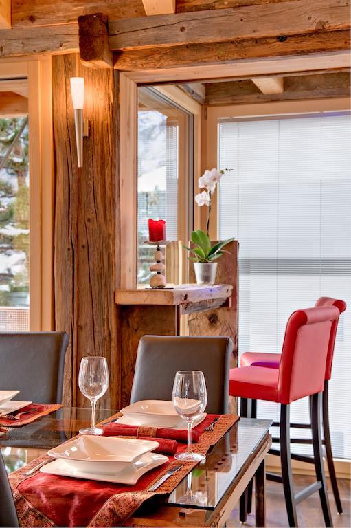 Chalet Schwalbennest Zermatt Bagian luar foto