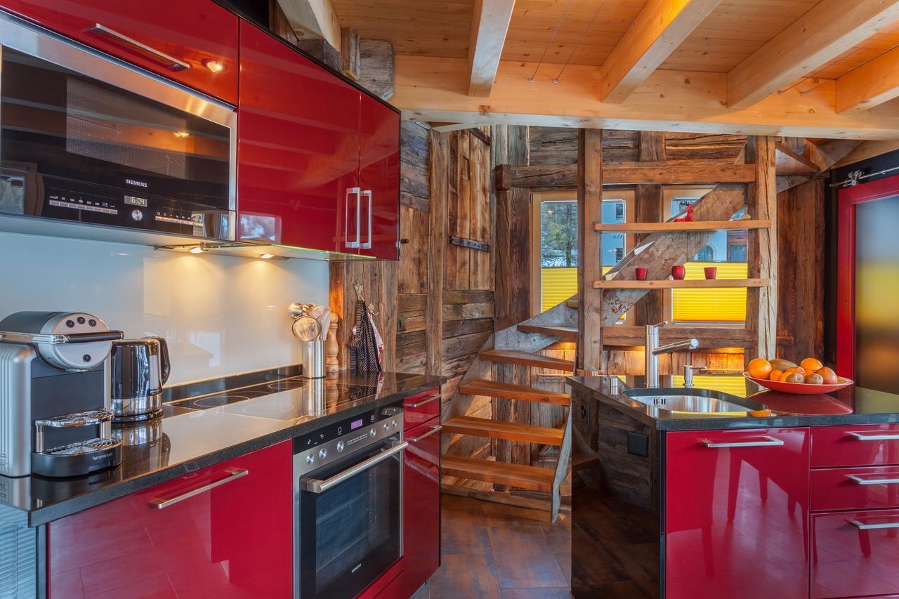 Chalet Schwalbennest Zermatt Bagian luar foto